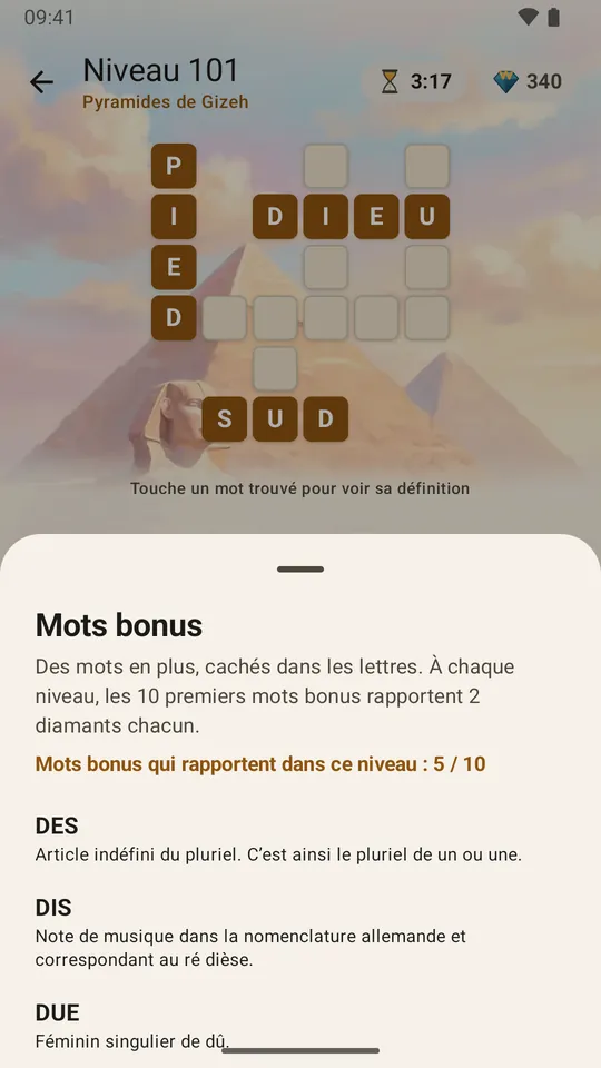 Mots bonus